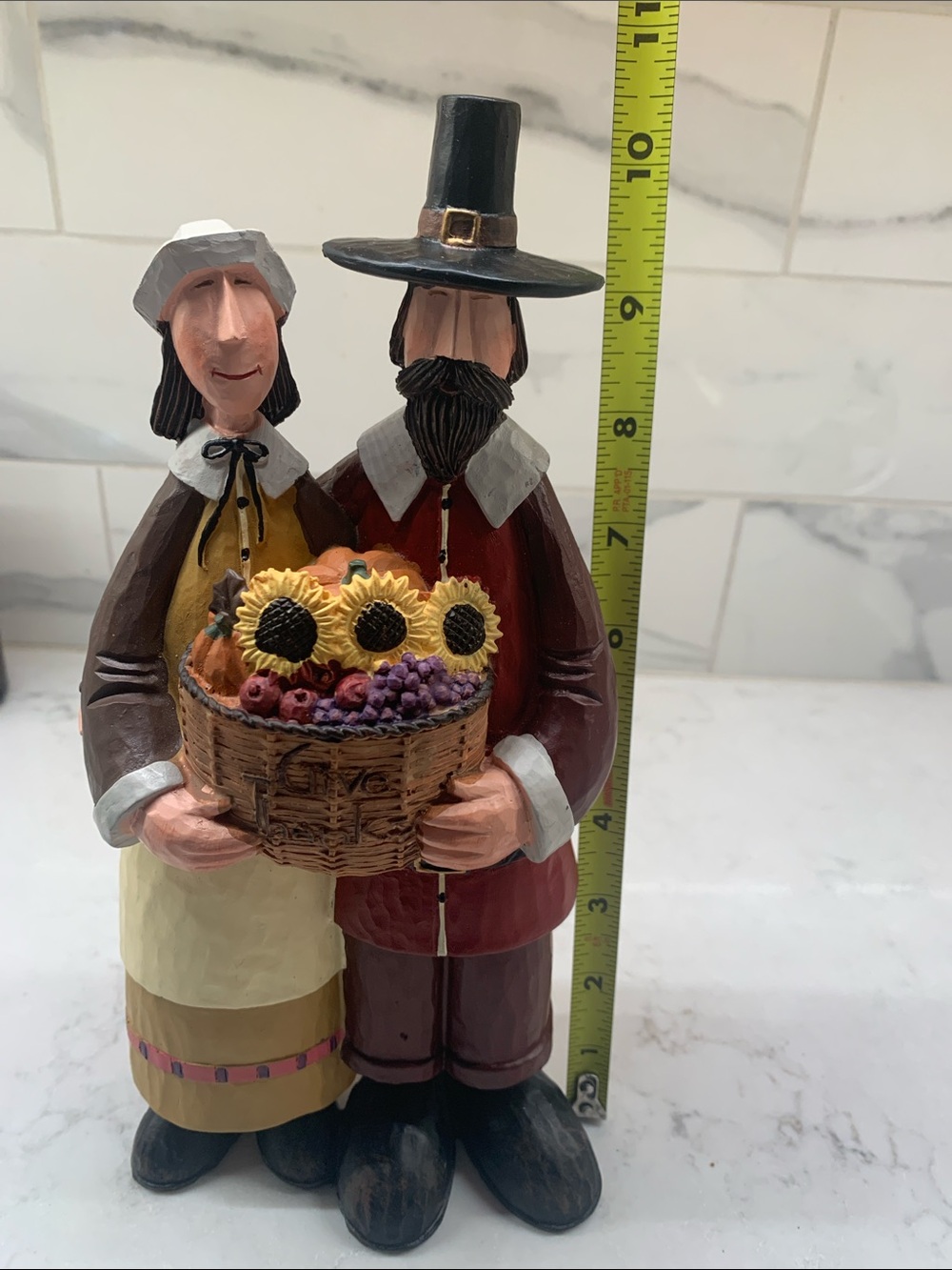 Williraye Studio Pilgrims Thanksgiving Give Thanks 2015 - Picture 8 of 9